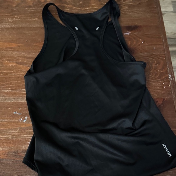 Adidas Black Athletic Tank Top with Nike neon yellow New York marathon tank top. - Picture 5 of 5